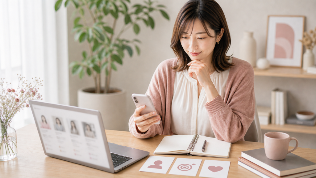 婚活アプリおすすめを選ぶ前に｜年齢・目的・本気度別の見分け方のアイキャッチ画像