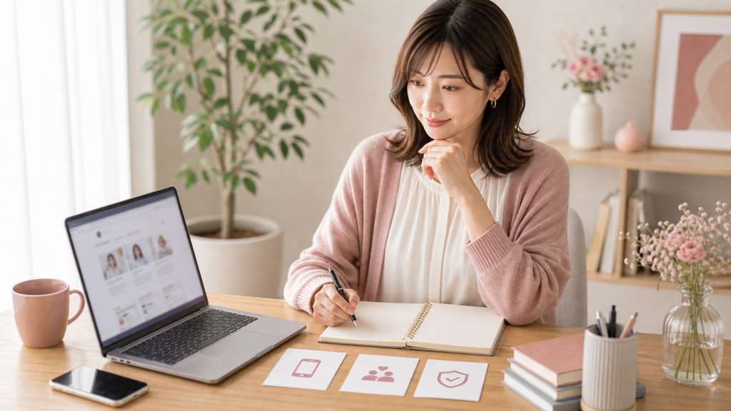 婚活サイトおすすめの選び方｜アプリとの違いと真剣度の見抜き方のアイキャッチ画像